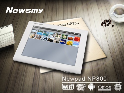 國內首款8寸電容屏 Newsmy多點觸控Newpad NP800即將上