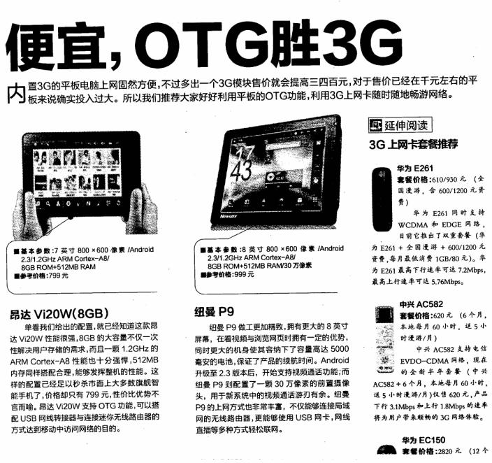 電腦報熱購推薦：《便宜，OTG勝3G》